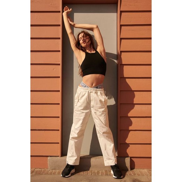 X-Small Free People Movement Double Or Nothing Pants Tan Strap - Picture 2 of 5